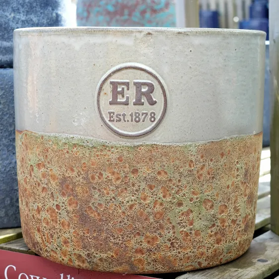 Rustic Rust Half Glaze Planter Ø49cm