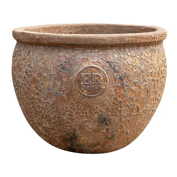 Rustic Rust Round Planter Ø28cm - image 2