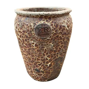 Rustic Rust Tall Jar Planter Ø50cm