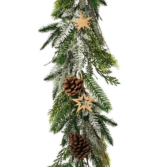 Rustic Star Artificial Garland