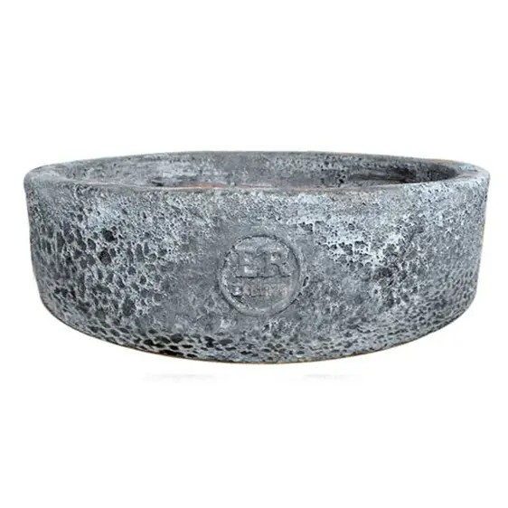 Rustic Tawny Low Planter Ø42cm