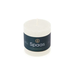 Rustic White Pillar Candle 9cm - image 1