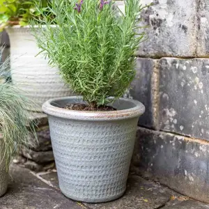 Rustica Grey Cone Planter Ø41cm - image 2