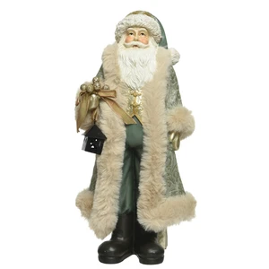 Sage Green Santa Figurine