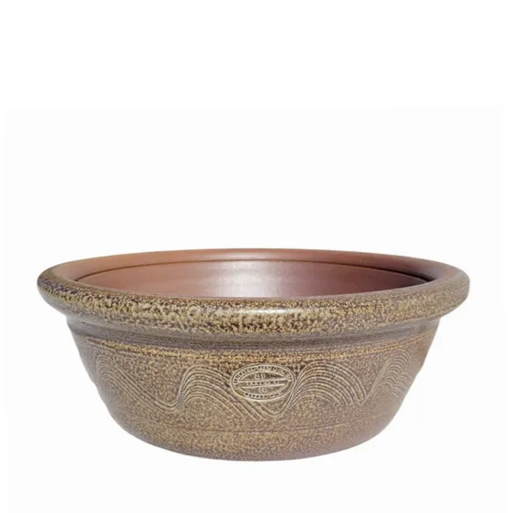 Salt Glazed Alpine Bowl Planter Ø30cm - image 1