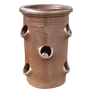 Salt Glazed Herb Pot - Medium - image 1