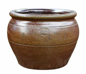 Salt Glazed Shallow Pot Ø32cm