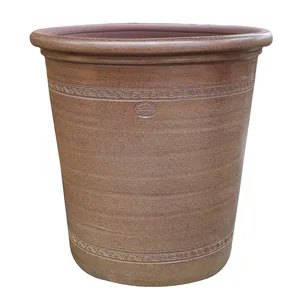 Salt Glazed Tall Planter Ø45cm - image 1