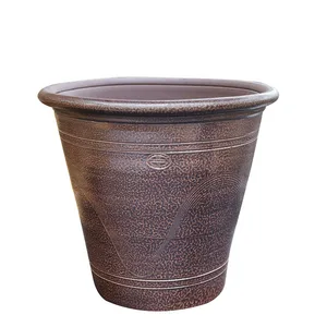 Salt Glazed Tall Planter - Medium