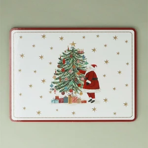Santa & Christmas Tree Placemat Set