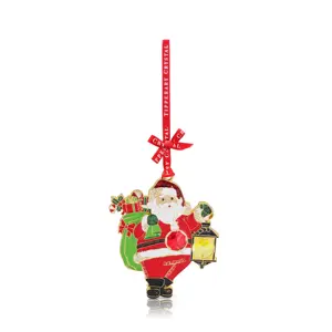 Santa & Lantern Hanging Decoration