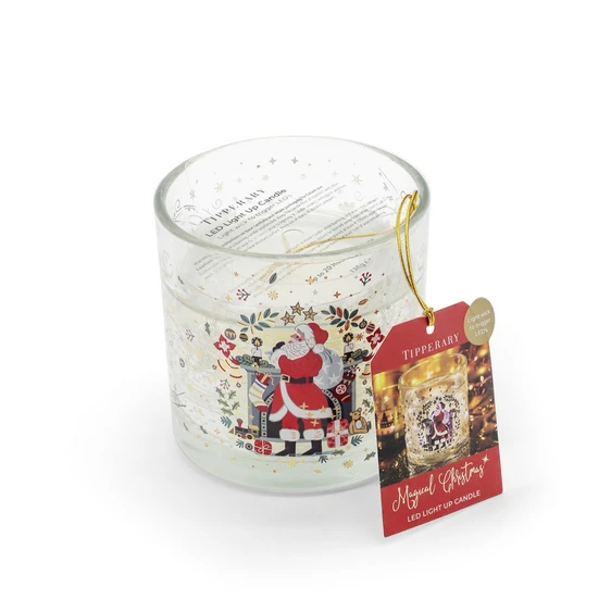 Santa Light Up Candle - image 2