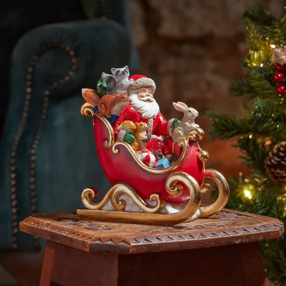 Santa's Sleigh Ornament