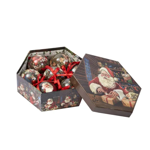Santa's Workshop Vintage Bauble Set - image 1