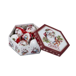 Santa Vintage Bauble Set - image 1
