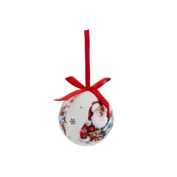 Santa Vintage Bauble Set - image 2