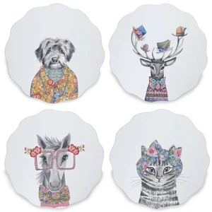 Scalloped Animal Placemat Set - image 1