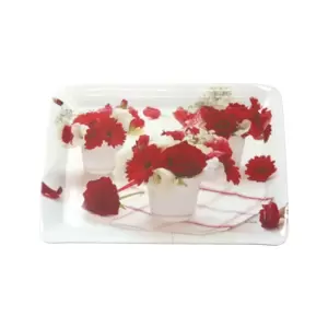 Scatter Tray Red Flowers