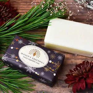 Seasons Greetings Christmas Soap