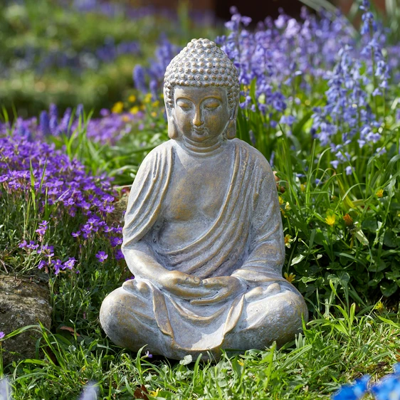 Seated Buddha Garden Ornament