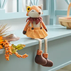 Seated Mrs Fox Autumn Decoration