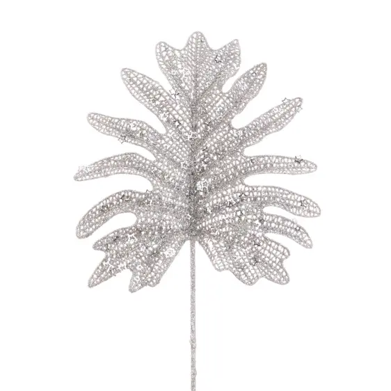 Sequinned Philodendron Leaf