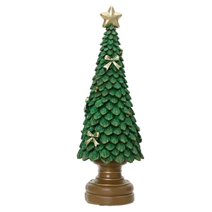 Shimmering Green Christmas Tree Ornament - Large