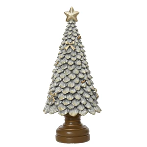 Shimmering White Christmas Tree Ornament - Medium