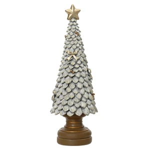 Shimmering White Christmas Tree Ornament - Large