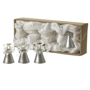 Silver Angels Hanging Decoration Set