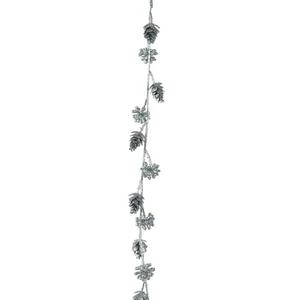 Silver Pinecone Garland