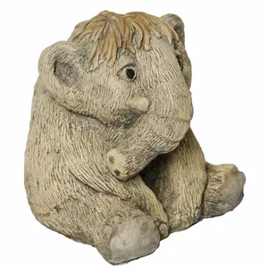Sitting Baby Mammoth Stone Ornament
