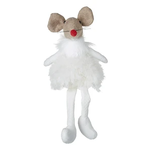 Sitting Winter Mouse Decoration - Small