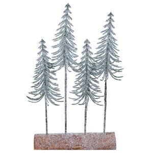 Slim Bristle Trees Ornament