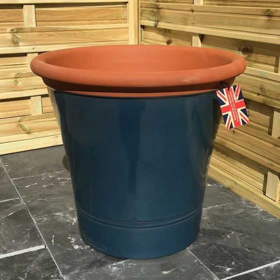 Smith & Jennings Dark Teal Kitchen Planter - Medium