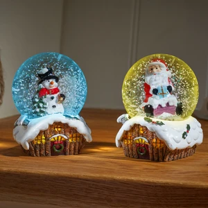 Snow Globe - Christmas Cabin - image 1