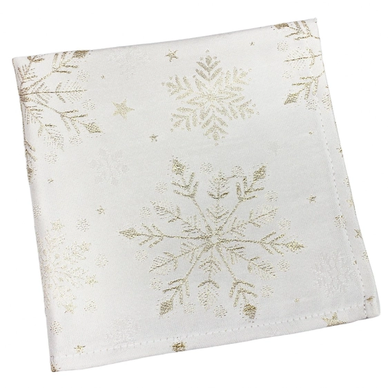 Snowfall Gold Napkin Set
