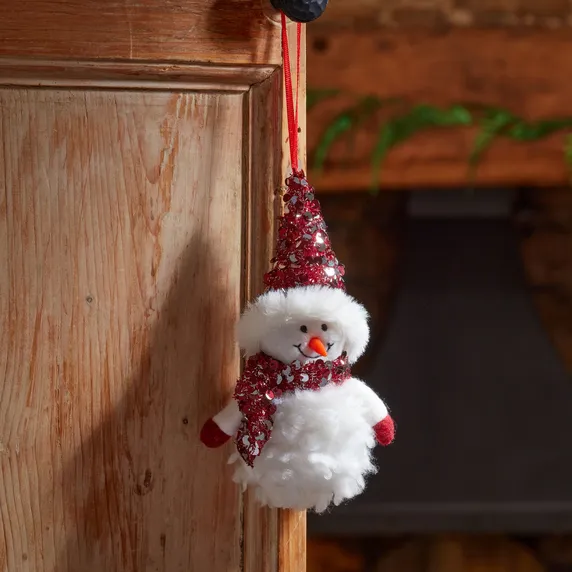 Snowgirl Plush Pendant