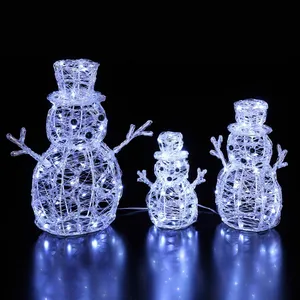 Snowman Family Acrylic Set