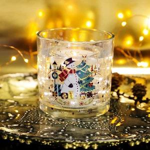 Snowman Light Up Candle - image 1