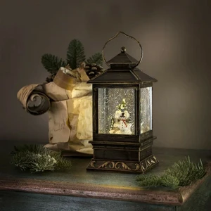 Snowman Mini Water Lantern