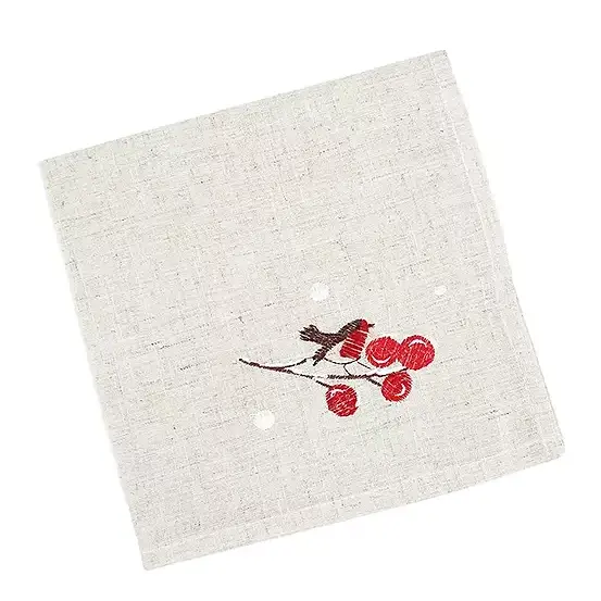 Snowman Robin Napkin Set - image 2