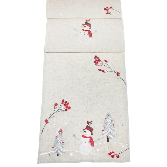 Snowman Robin Table Runner - image 2