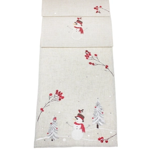 Snowman Robin Table Runner - image 2