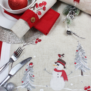Snowman Robin Table Runner - image 2