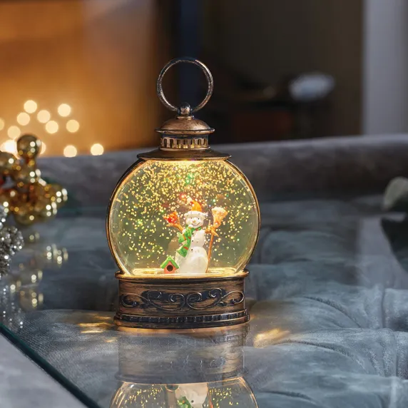 Snowman Snow Lantern