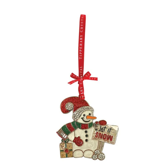 Snowman Sparkling Hanging Decoration