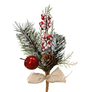 Snowy Cluster Artificial Foliage Spray
