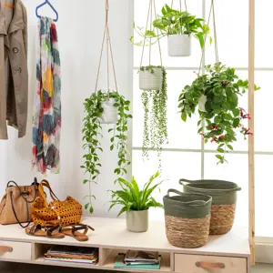 Soft Wool Hanging Pot Ø14cm - image 2