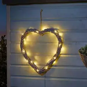 Solar In-lit Firefly Heart